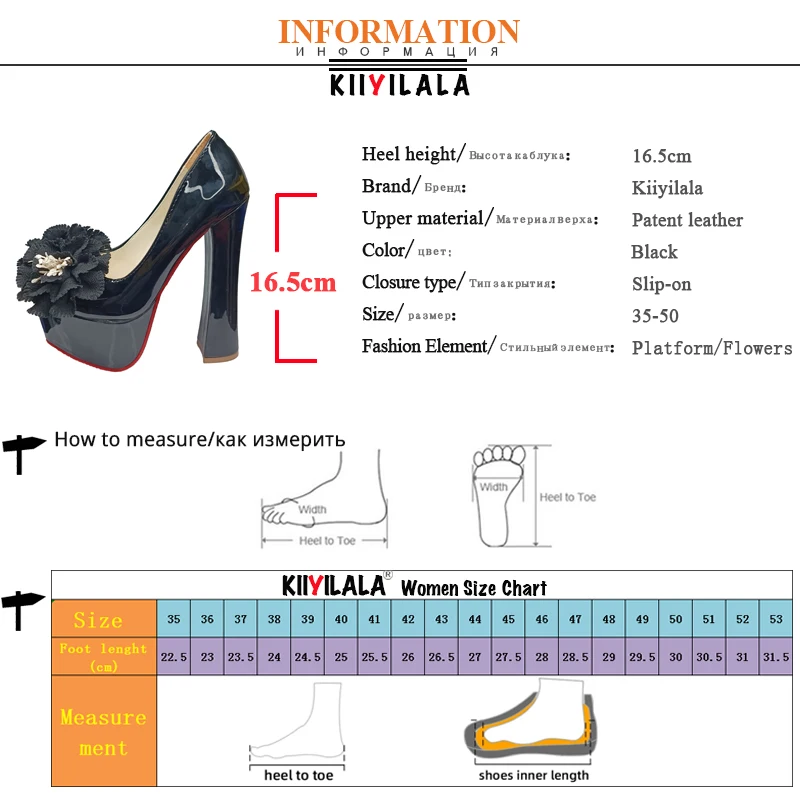 Sexy Women Pumps Lady Party Shoes 16.5cm High Suuare Heels Ladies Disco Dance Heels Stiletto Big Size 45 46 47 48 49 50