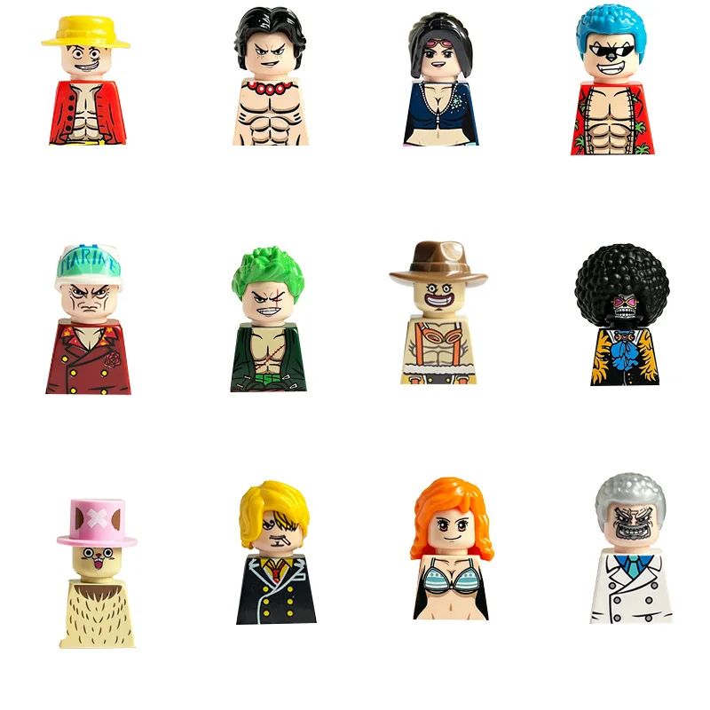 conjunto-de-12-pecas-de-blocos-de-montar-nika-luffy-roger-sanji-ace-sabo-figuras-de-anime-one-piece-rayleigh-brinquedos-de-blocos