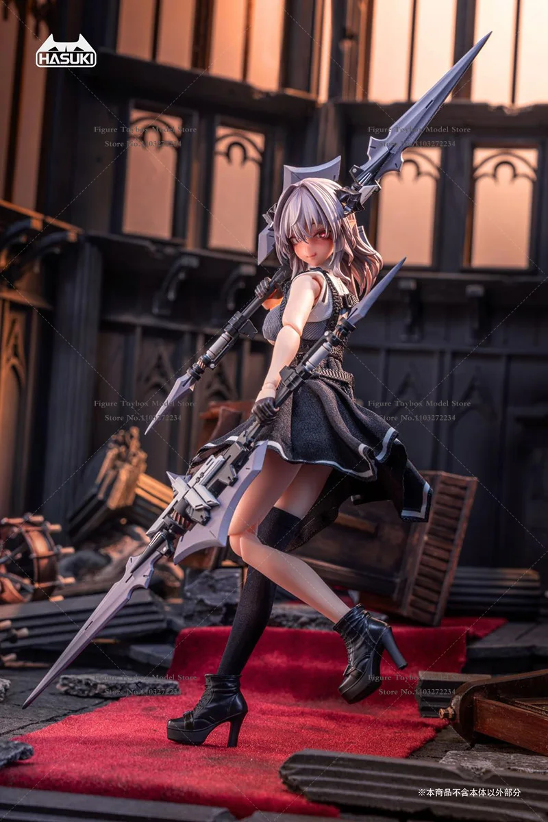 PA009 1/12 Charmosa Freira Mágica Friede Mobile Suit Girl Action Figure Estática Espada Longa Ornamento 6 "Estatueta HASUKI Pocket Art