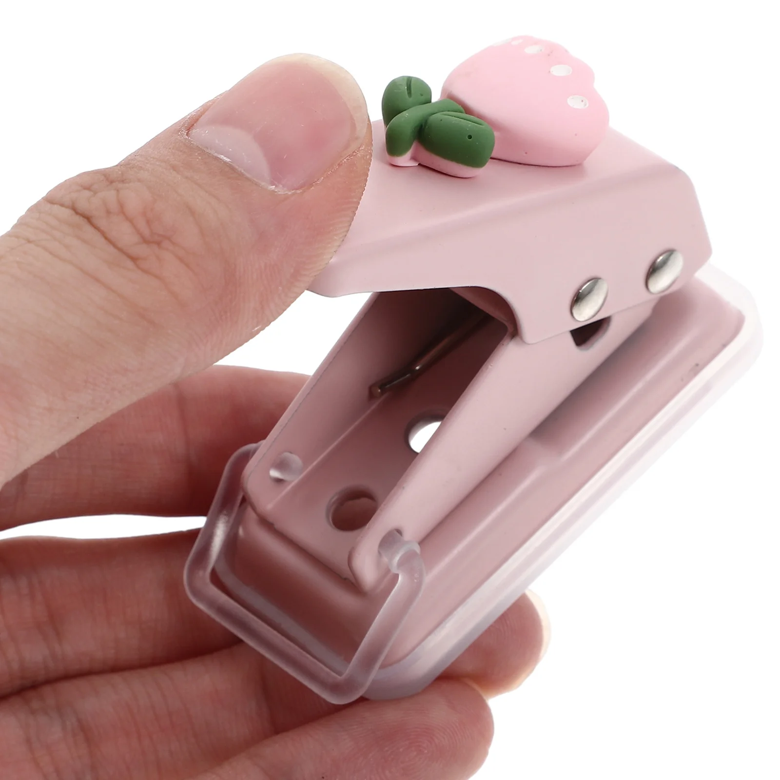 Single Hole Puncher For Paper Metal Portable Circle Punch Tool Office Craft Scrapbook Diy Loose Leaf Binder Organizer Hole