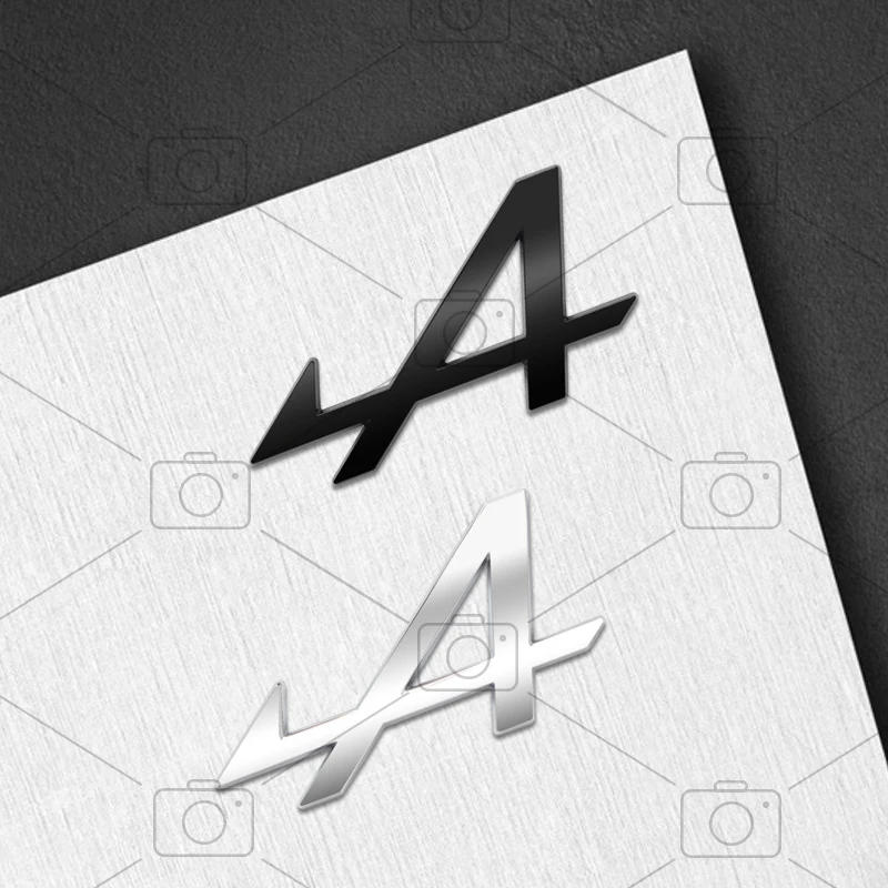 Car Metal A Logo Badge Steering Wheel Decals Styling For Clio RS Arkana Scenic Austral Espace Rafale Emblems Sticker Accessories