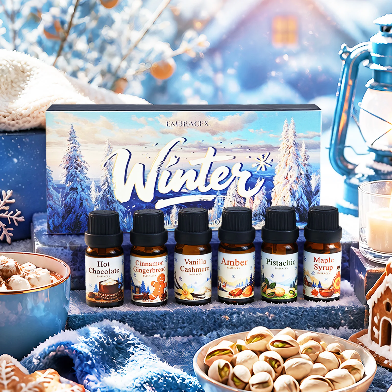 Amber Musk Oil - 6pc/1pc Winter Fragrance Oils Vanilla Cashmere