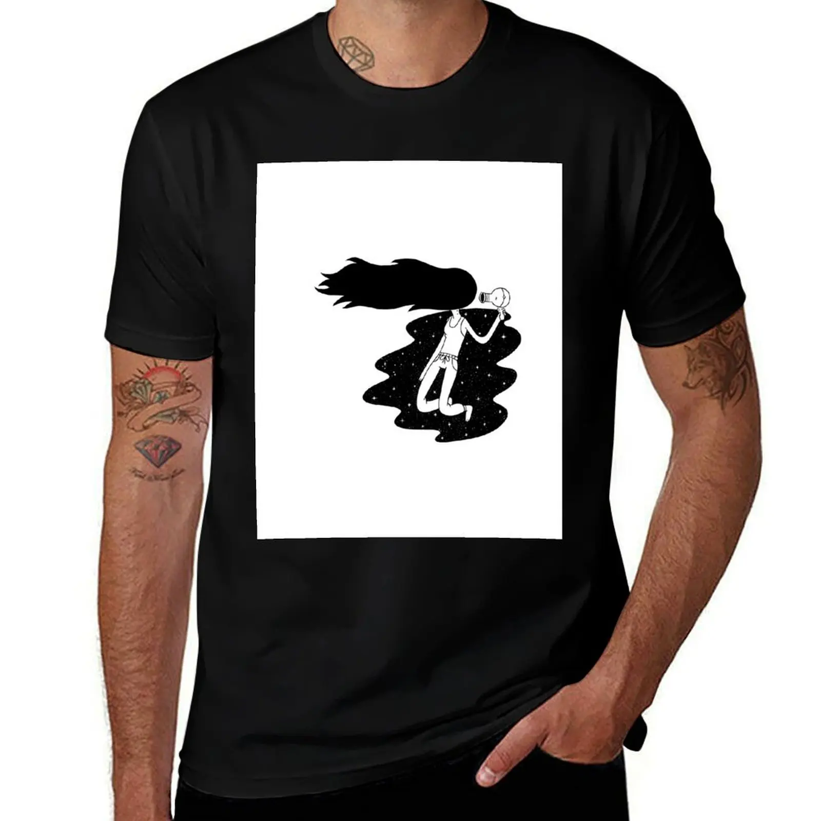 مارسيلين التجفيف الملكة تي شيرت القطن التي شيرت 100% تي شيرت رجل عادية رجل تي شيرت القطن تي شيرت