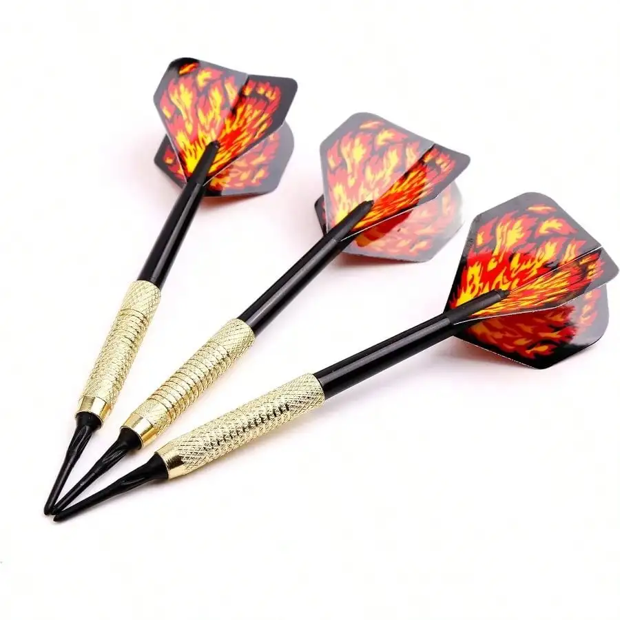

Soft Tip Darts Electronic Dartboard Plastic Point Dart With Standard Dart Flights 18 Darts
