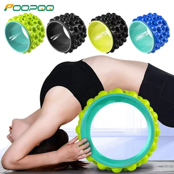 Back Stretcher Cracker Roller for Back Pain, Yoga Wheel for Body, Leg Foam Roller, Back Stretching and Cracking Devices