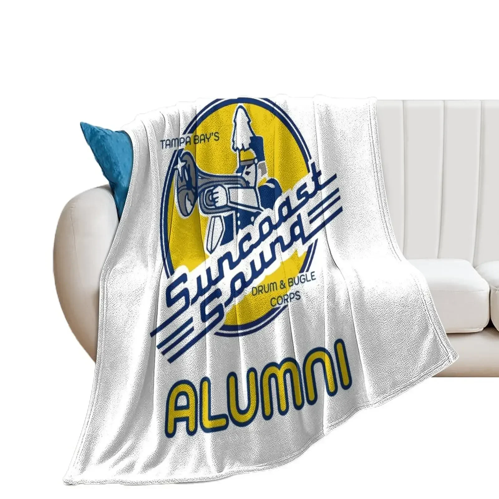 

Suncoast Sound Alumni Throw Blanket Extra Large Throw Soft Plush Plaid anime Hair Blankets