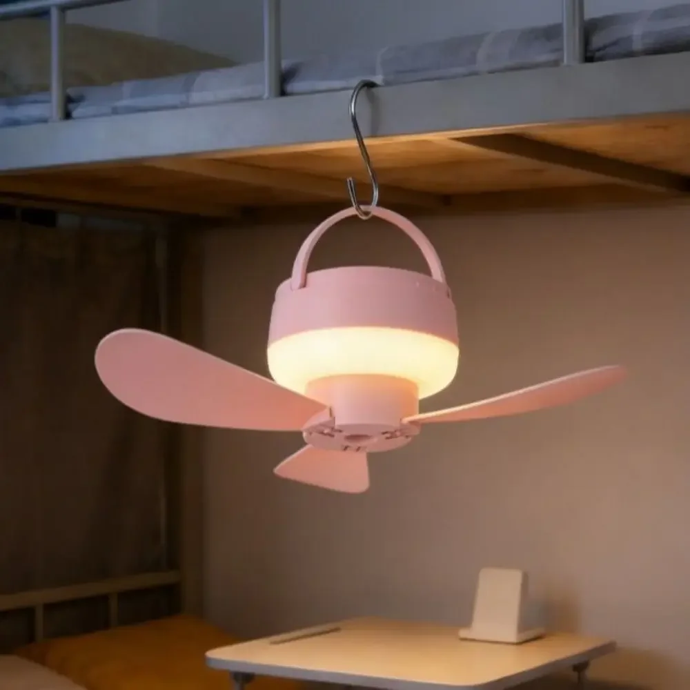 Silent Operation Ceiling Fan Light USB Rechargeable Energy Saving Hanging Fan Light with Remote Control Intelligent Ceiling Lamp - view 5