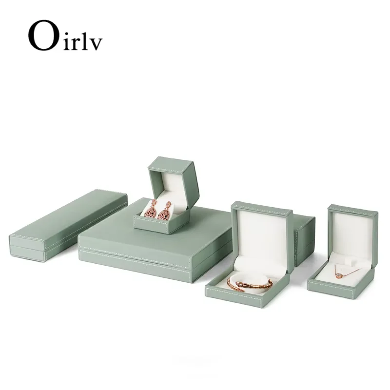 

Oirlv Noble Green Multiple Sizes Can Be Used for Bracelets Necklaces Rings Earrings Storage and Packaging Velvet Jewelry Box Bag