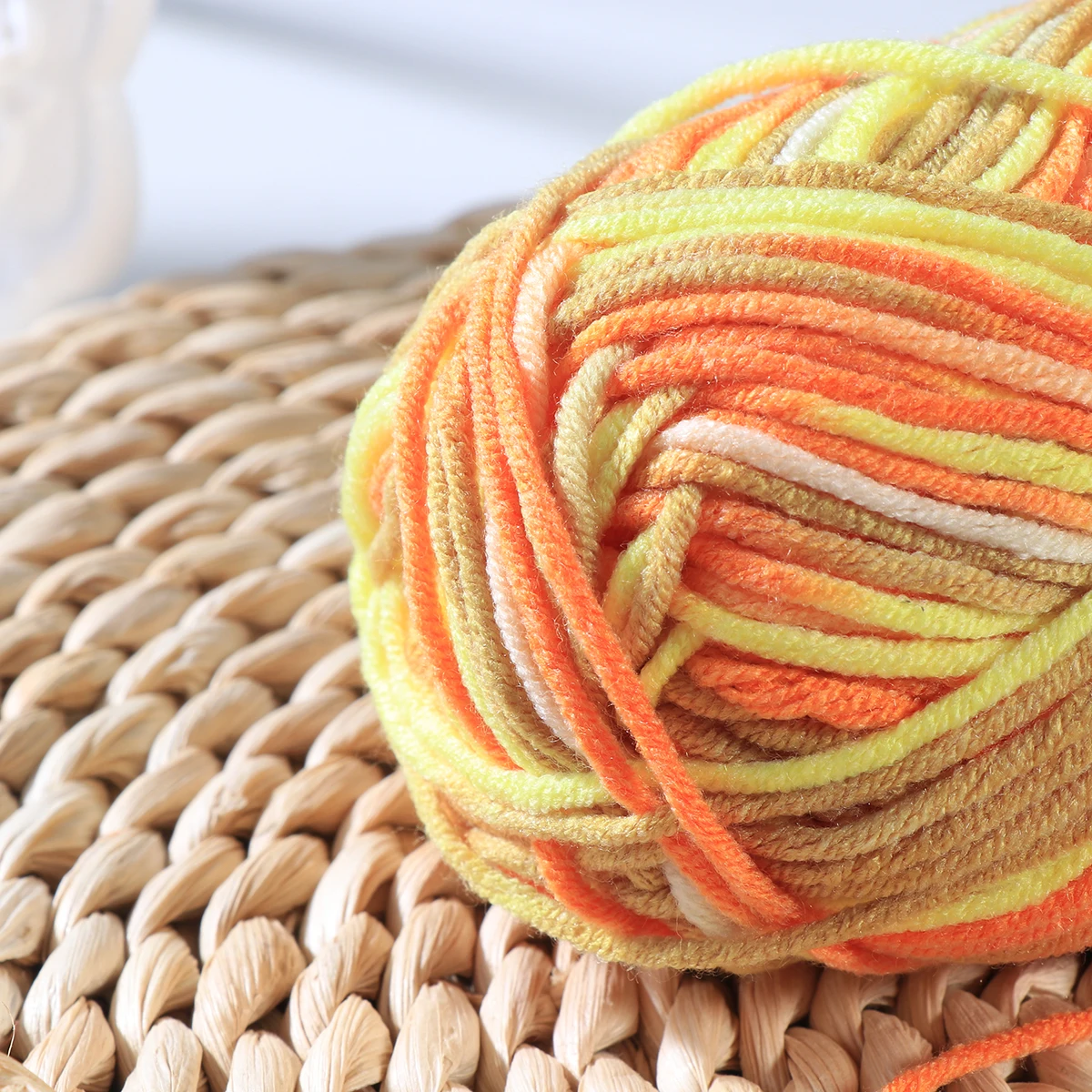 

50 G Milk Cotton Yarn Slub Crocheting for Cream Wool Knitting Craft Hooks