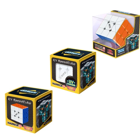New Qiyi Warrior M 2x2 3x3 4X4 Magnetic UV Edition Racing Children's Puzzle Cubo Magico Toy Gifts Qiyi Warrior M Magnetic Cubes