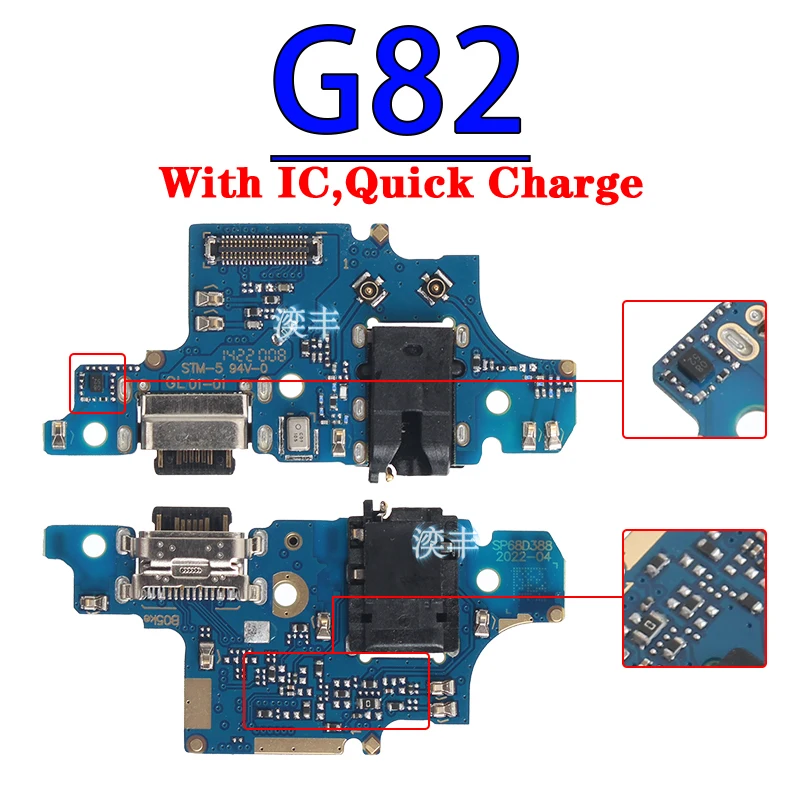 Usb Dock Charger Connector Ports for Motorola Moto G31 G41 G32 G42 G52 G62 G72 G82 G51 G71S G22 5G Charging Board Module Flex