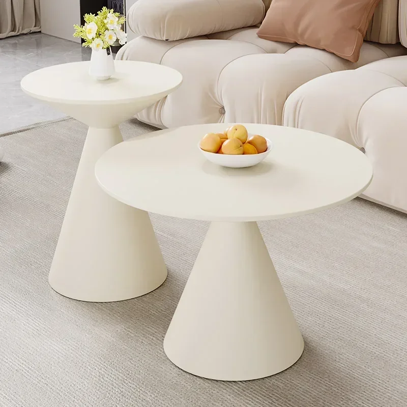 

Luxury Sofa Side Table Modern Living Room Furniture Coffee Table Small Mesas Round Table Wrought Iron Bedside Tables Nordic Mesa