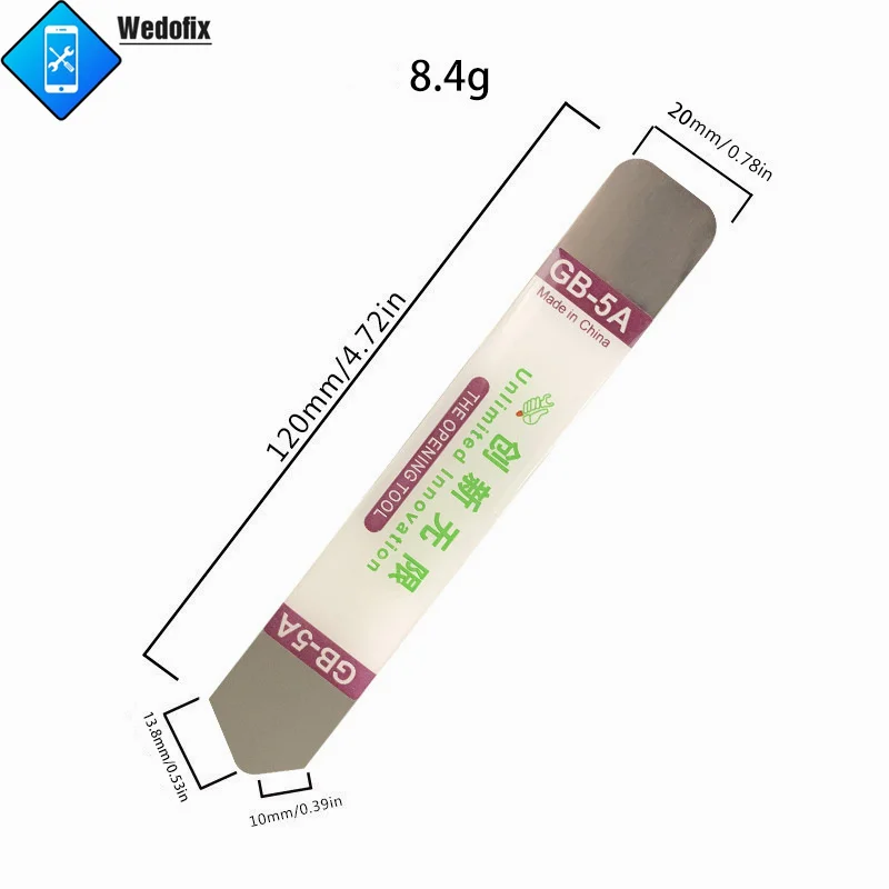 6Pcs Phone Opening Pry Tools with Pry Bar High Springy LCD Screen Opener for iPhone Samsung LCD Repair