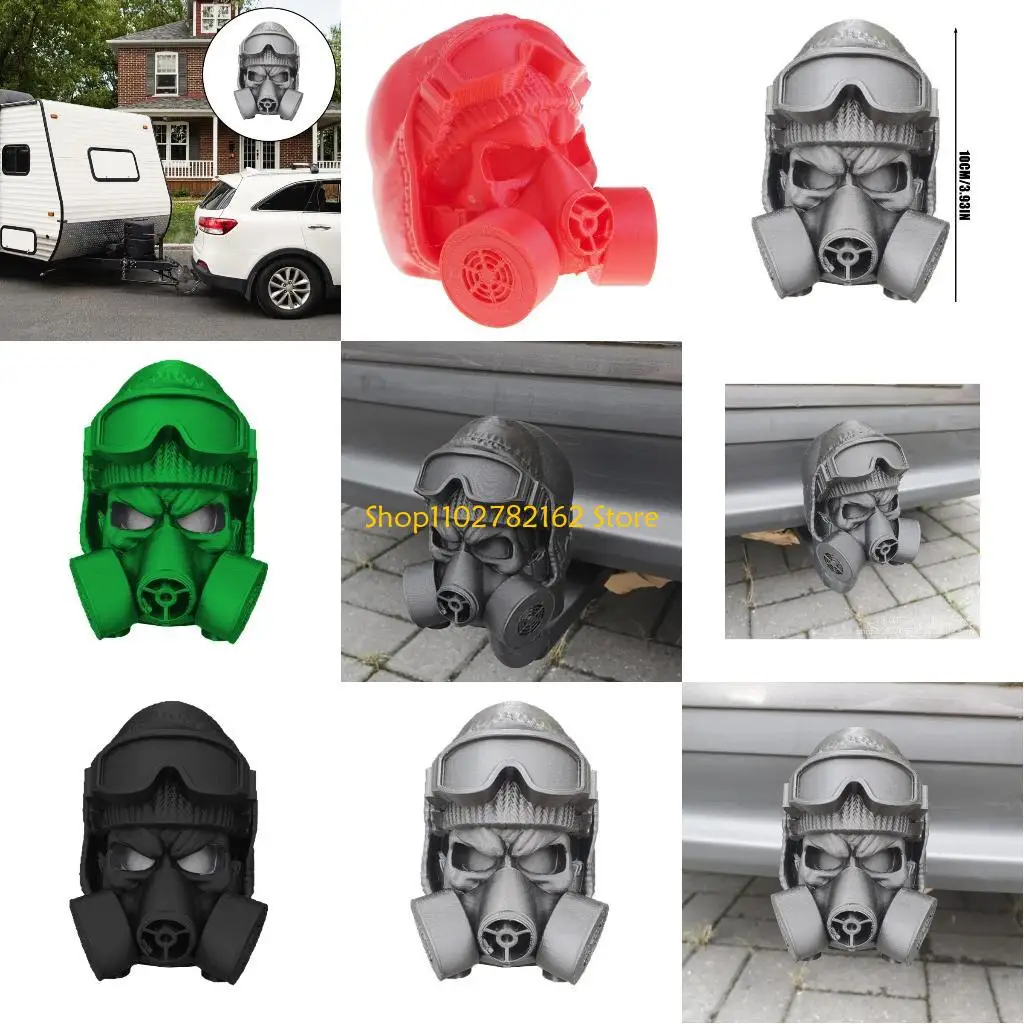 

547B Trailer Hitch Cover Caps Trailer Gas Mask Trailer Coupling Cover Prevent Receiver Tube From Rusting Decorative Protector