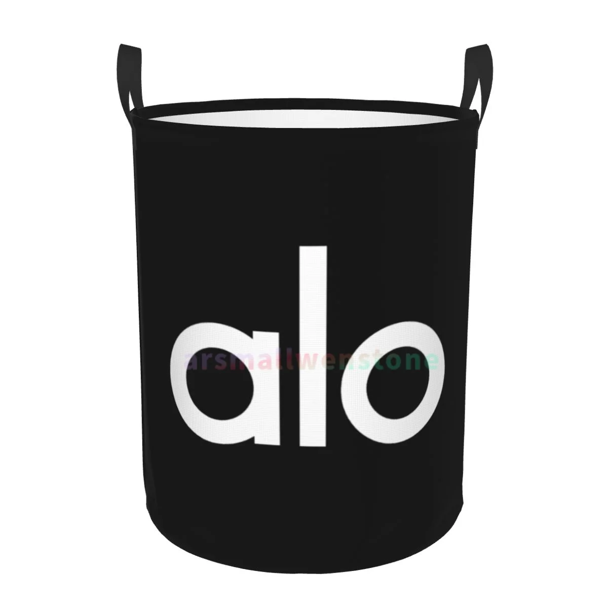 ALOS Round Laundry Hamper Storage Basket Toys Clothes Organizer Bin for Home Bathroom Bedroom Dorm Nursery