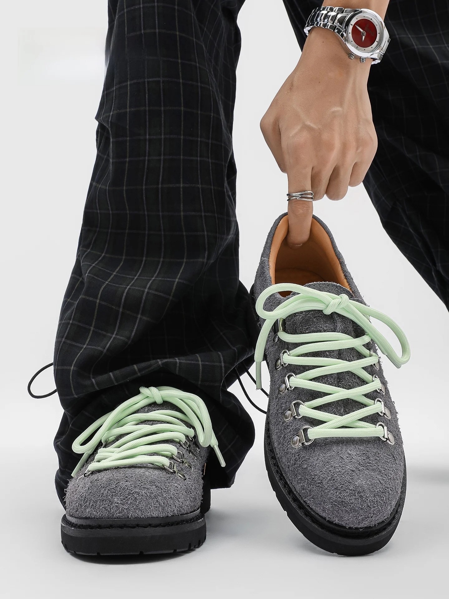 

ky Chen Thi Bot Heightening oes Men's And Women's Briti Sle Large Head Casual Color Blo Street Small Le...