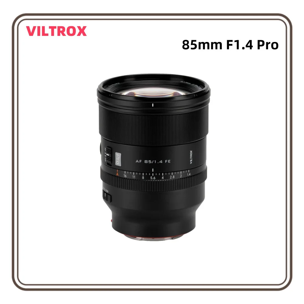 

VILTROX 85 мм F1.4 Pro FE объектив с автофокусом, полнокадровые беззеркальные объективы для камеры Sony E Mount A7 A7R A7RII ZVE1, большая диафрагма