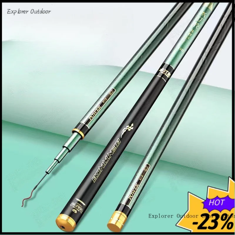 

Carbon Fiber Fishing Rod Stream Ultra Light Spinning Rod Surfcasting Carp Cane Wait for Fishing Rot Telescopic Stick