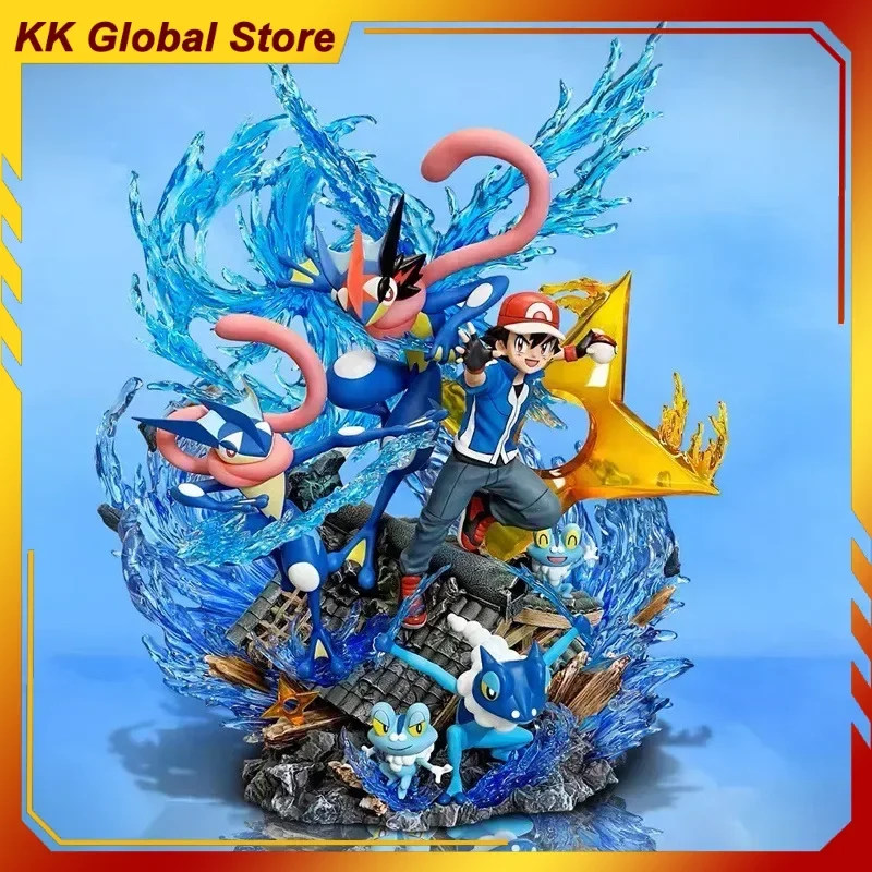 

30cm Pokemon EGG Anime Figure Peripherals Greninja Squirtle Family Portrait Figure Model Decoration Ornament Birthday Gift Toys
