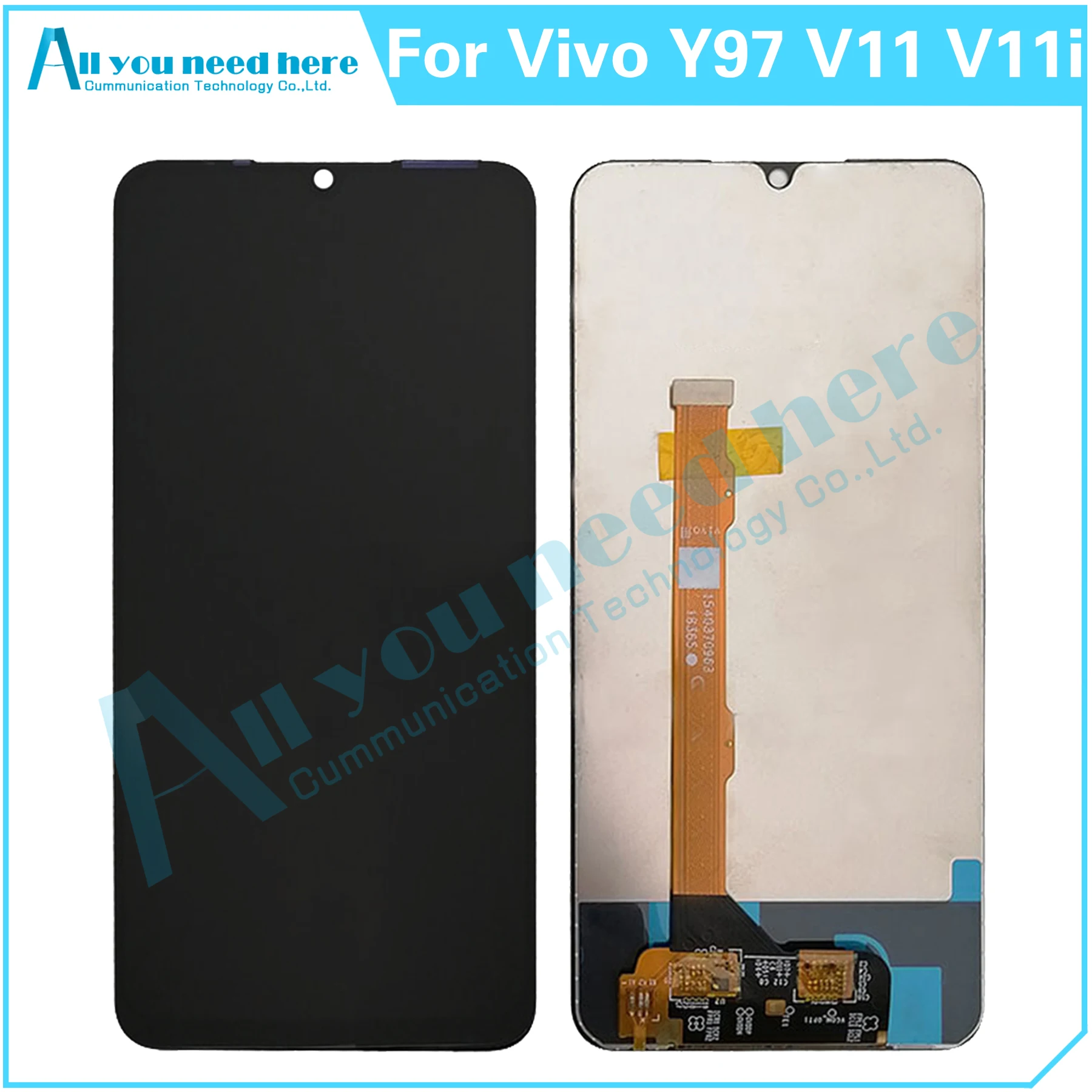 

For Vivo Y97 V11 V11i V1813A V1813T 1806 LCD Display Touch Screen Digitizer Assembly Replacement