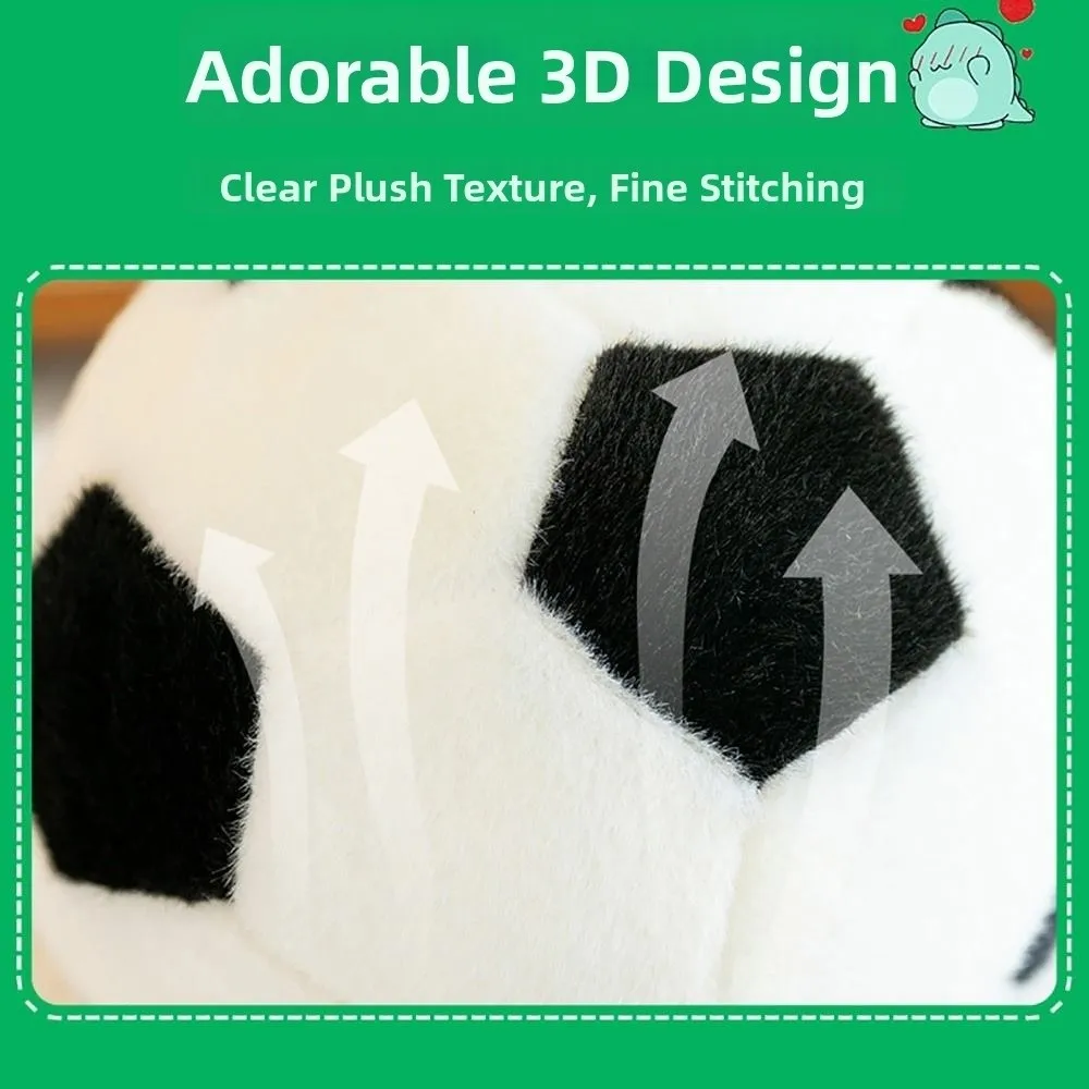 Creative Simulated Ferret Fur Furry Football Multicolor 18cm Hug Pillow Soft Interactive Pillow Gift