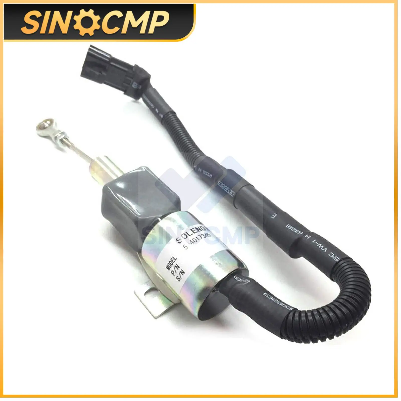 1PC Off Shutdown Stop Solenoid Valve 24V 504017345 ES1751E-24 1751ES 504017345 113483 F4BE0684M for Excavator Parts