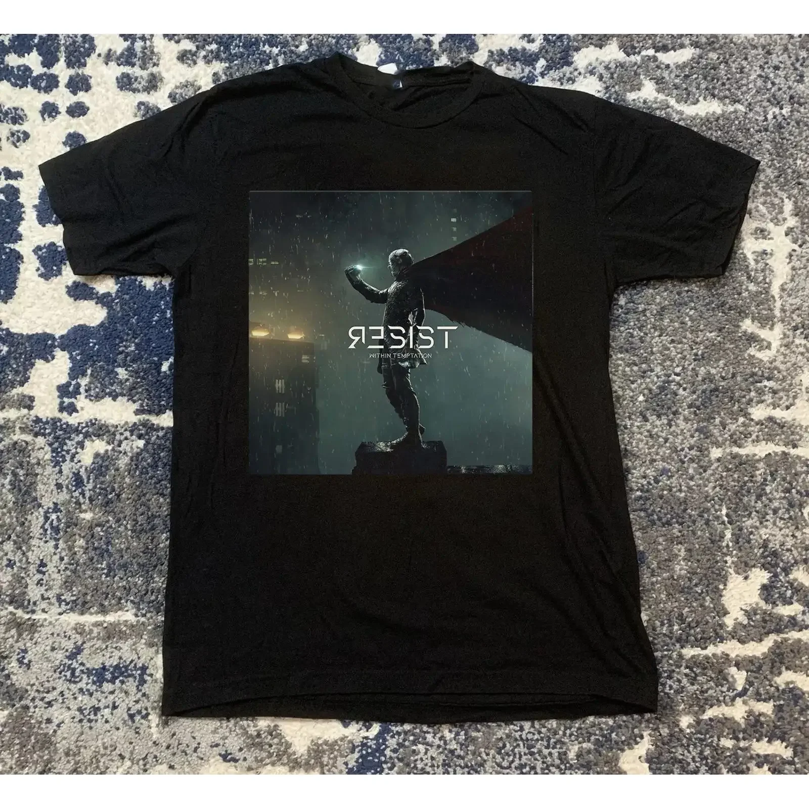 T shirt WITHIN TEMPTATION band resist album taglia completa S 5XL vintage Washed streetwear designer clothes Unisex Soft