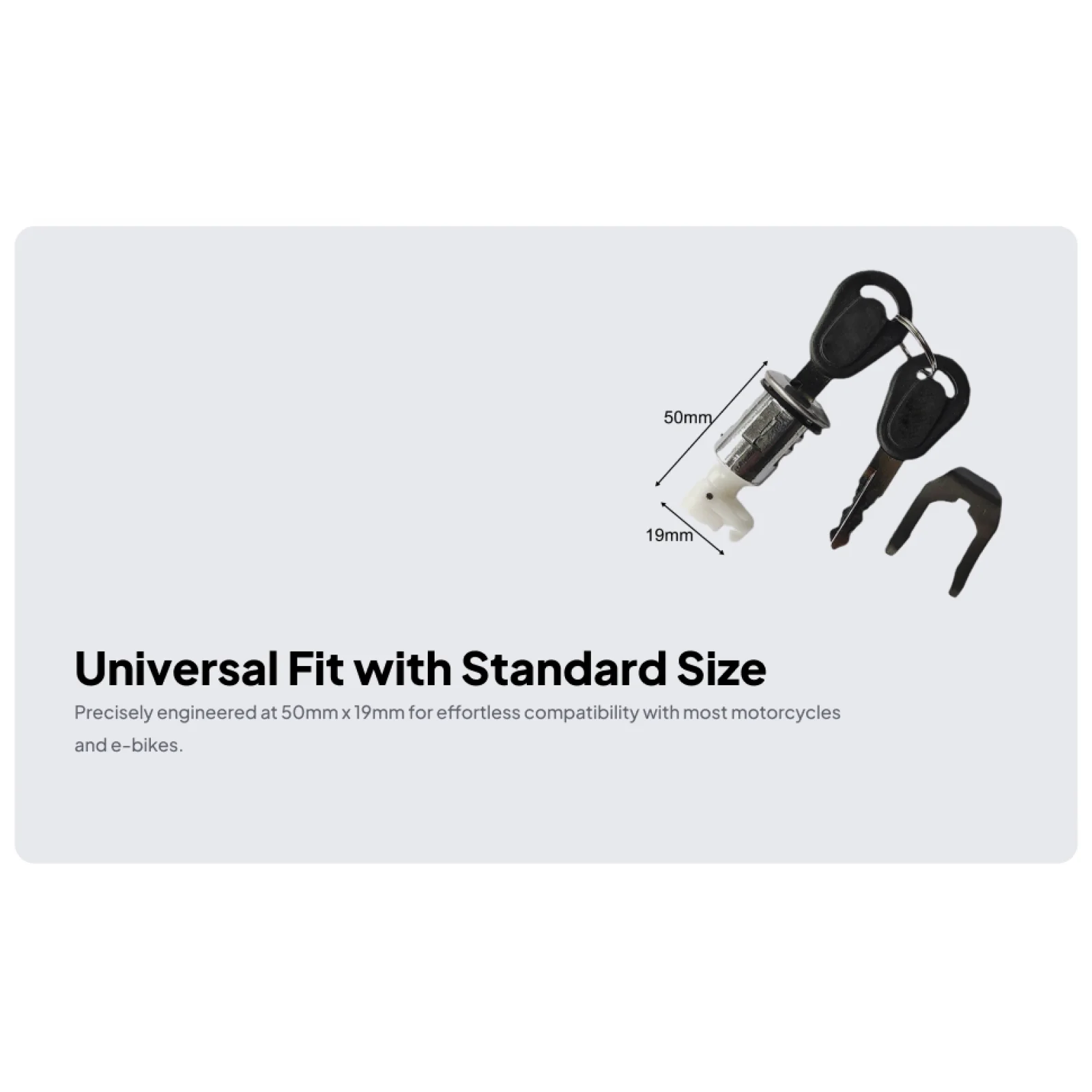 

Замена ключа замка сиденья мотоцикла, профессиональная, простая в установке, нержавеющая сталь