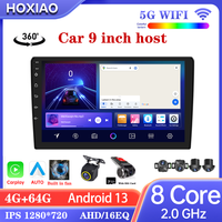 Android 13 Car Radio BT Multimedia Player 360 GPS Wireless Carplay auto For Toyota Hyundai Nissan Kia Suzuki ISO DVR Head Unit
