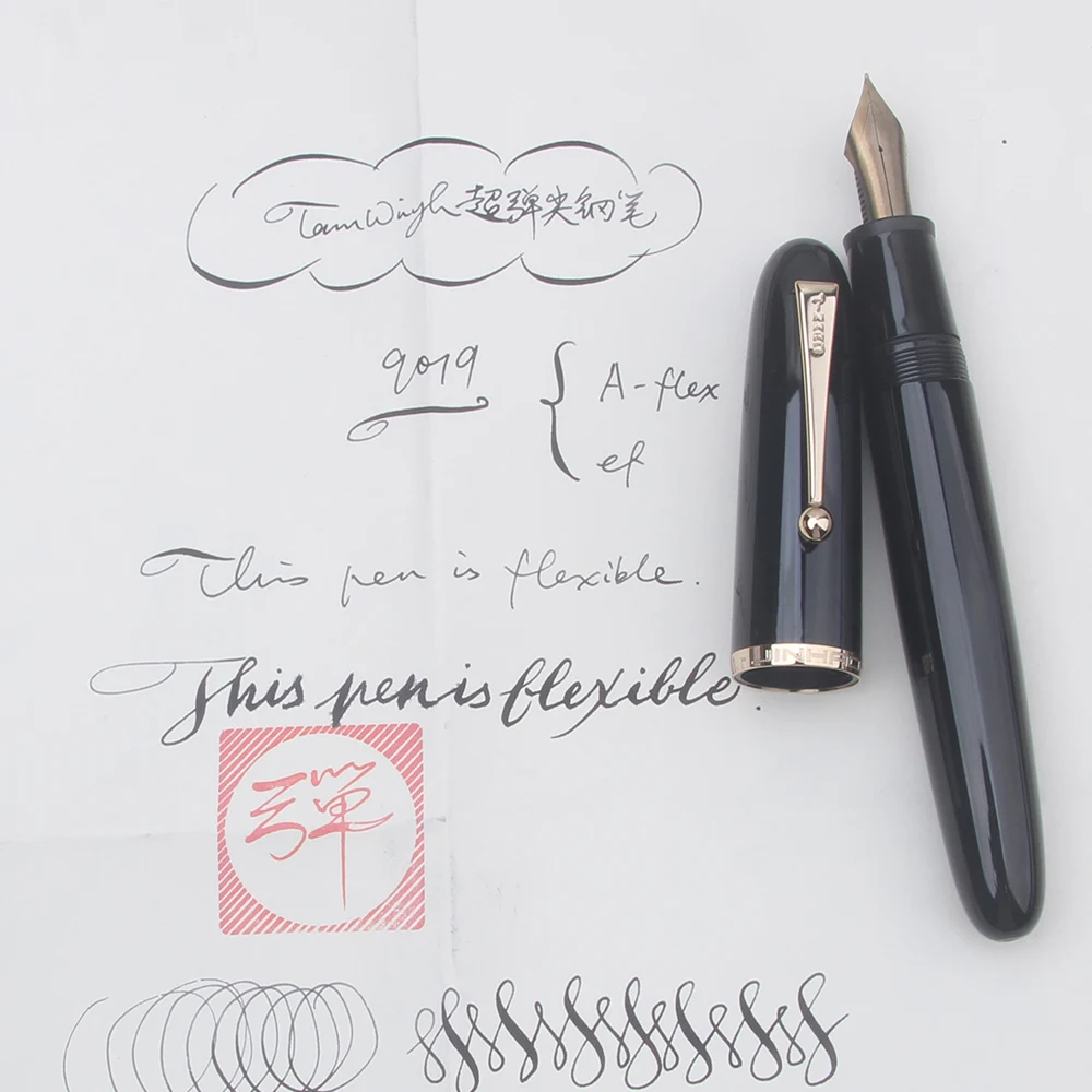 Jinhao 9019 Extra Fine Flex Nib Fountain Pen Super Rlastic Flexes