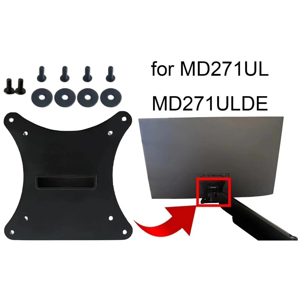 

VESA Wall Mount Adapter for MSI MD271 MD271UL MD271ULDE Monitor Bracket Mounts to Stand / Arm / Desk Mount