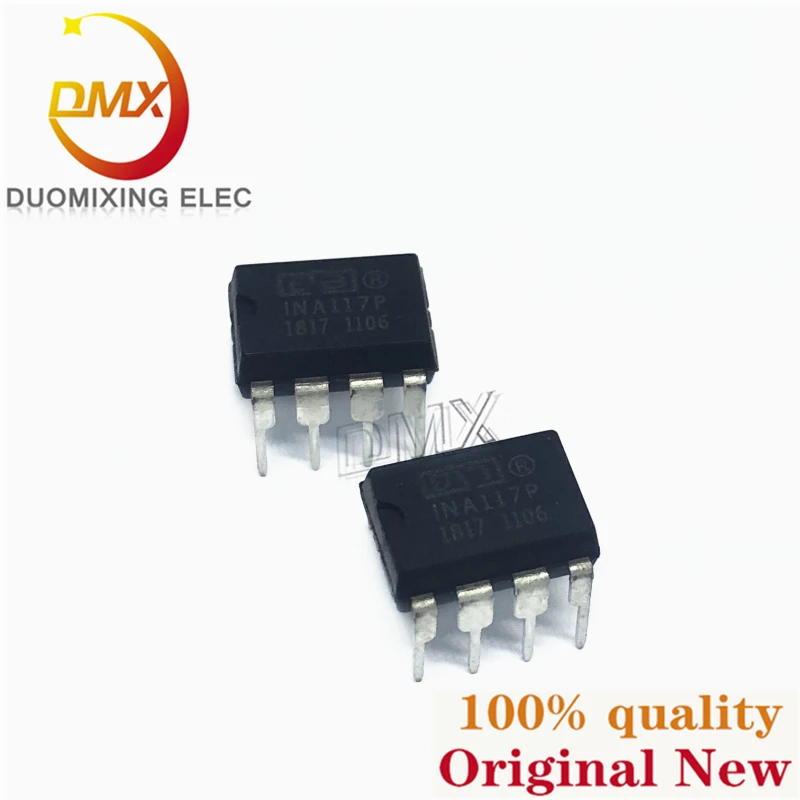 1-200PCS INA117P 1NA117P DIP8 High Common Mode Differential Amplifier Operational Amplifier IC Integrated Circuit