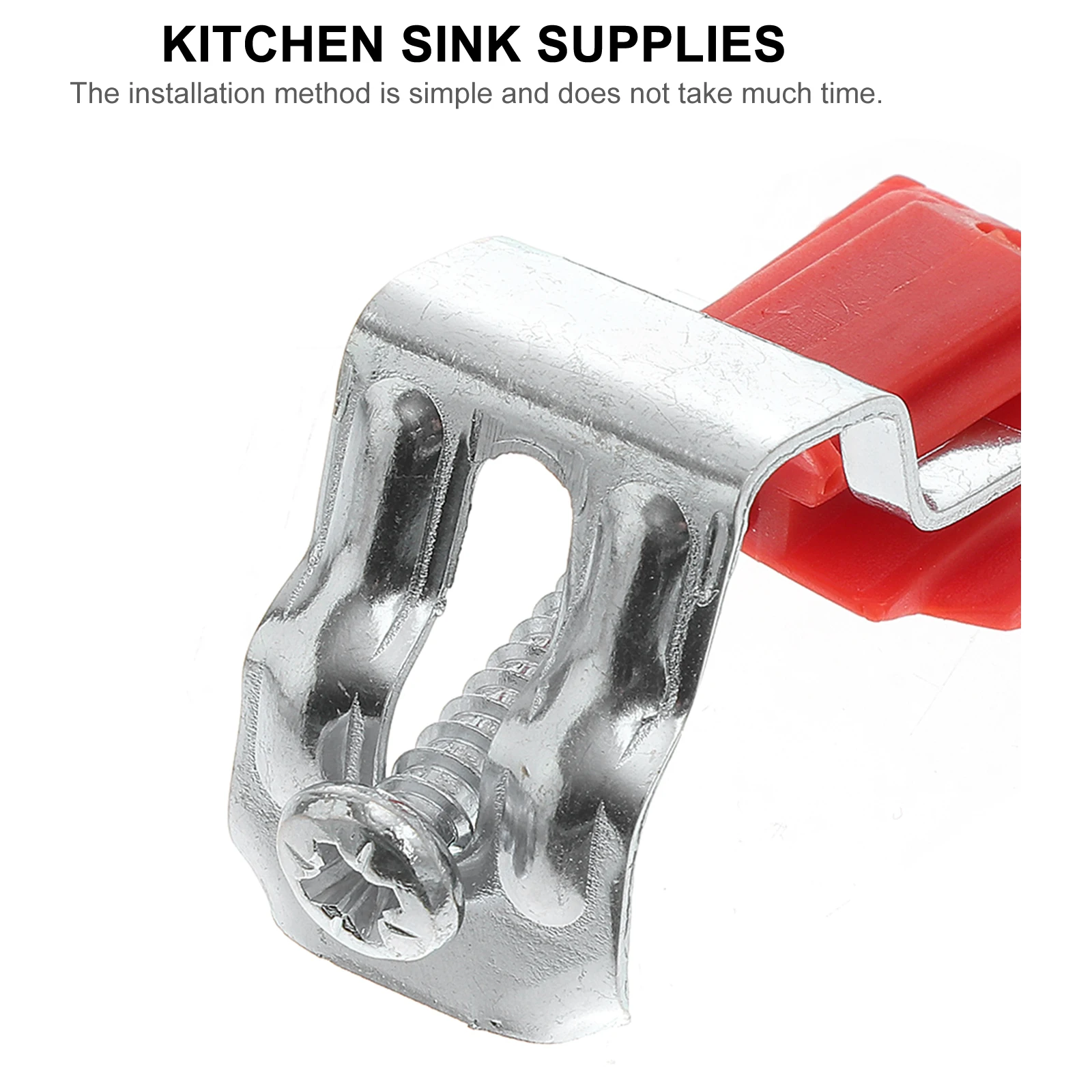 5pcs Kitchen Sink Fixing Clips Durable Installation Accessories Bracket Undermount Clamps Plastic Mounting Hardware