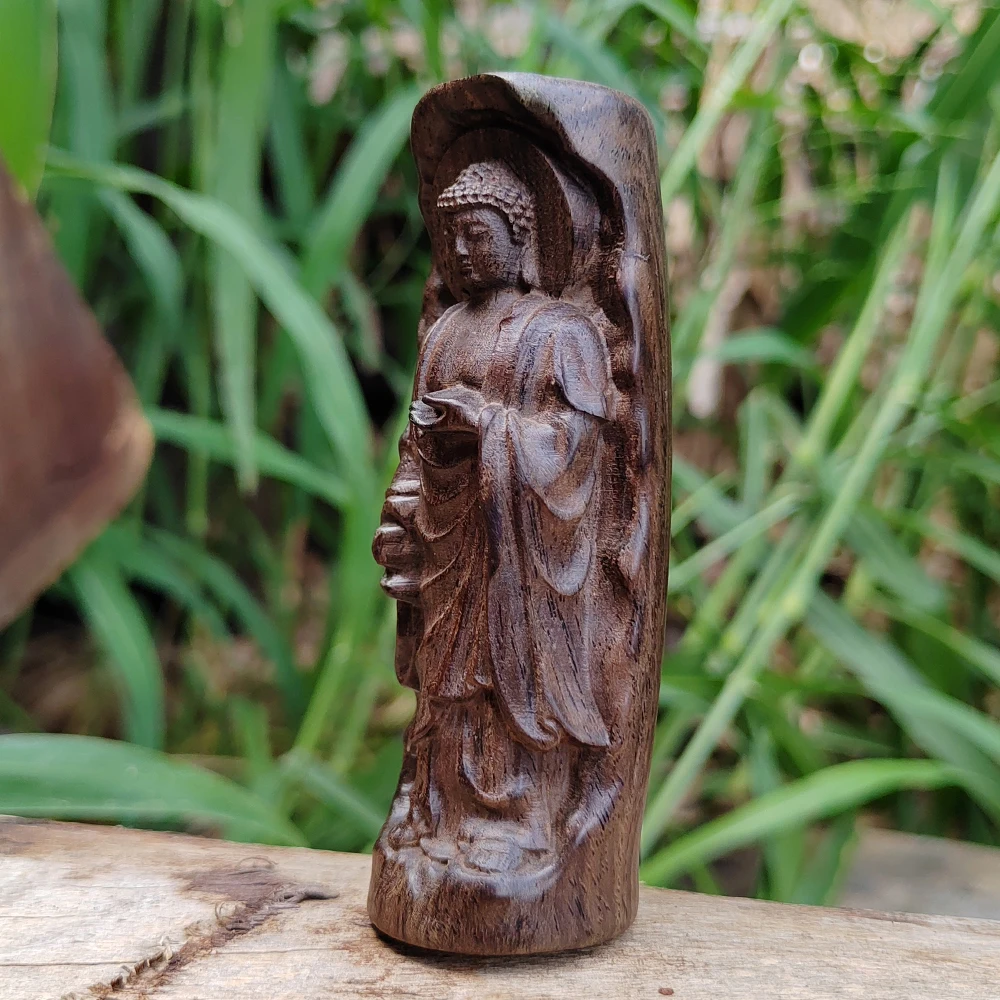 나무 불상 장식품, 동양 선(禪) 스타일의 가정 장식, - Zen Woodworking 리뷰 및 가격
