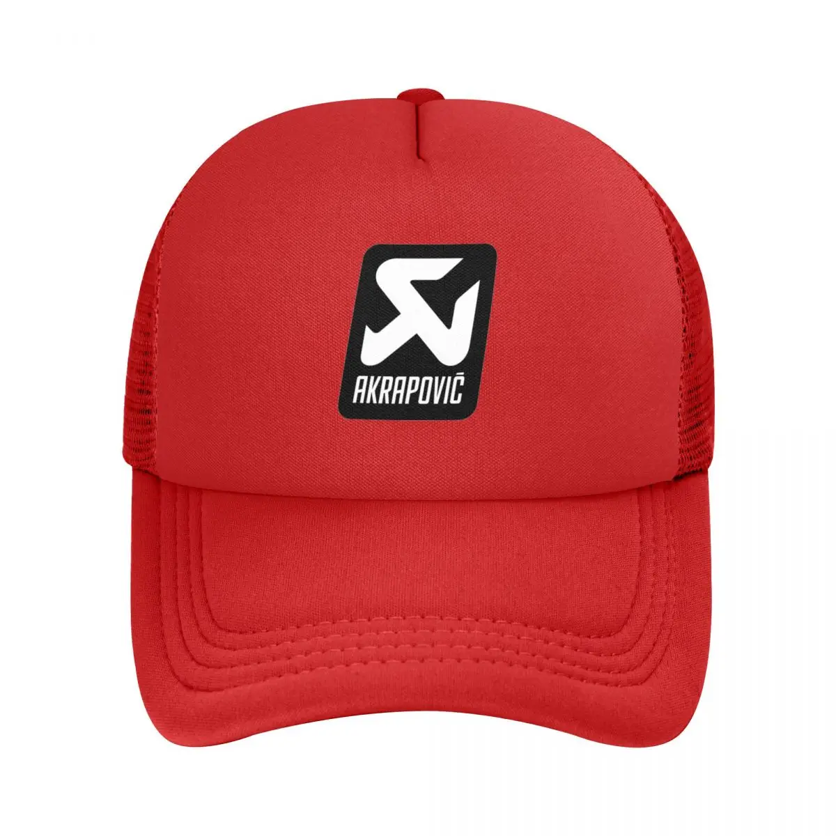 Akrapovics Logo Aks Motorcycle Exhaust Mesh Baseball Caps Snapback Baseball Hats Casual Casquette Outdoor For Men's And Women's