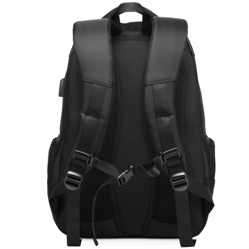 Mochila de viaje de gran capacidad para hombre, bolsa de equipaje multifunción, impermeable, para ordenador portátil de negocios, con carga USB, escolar