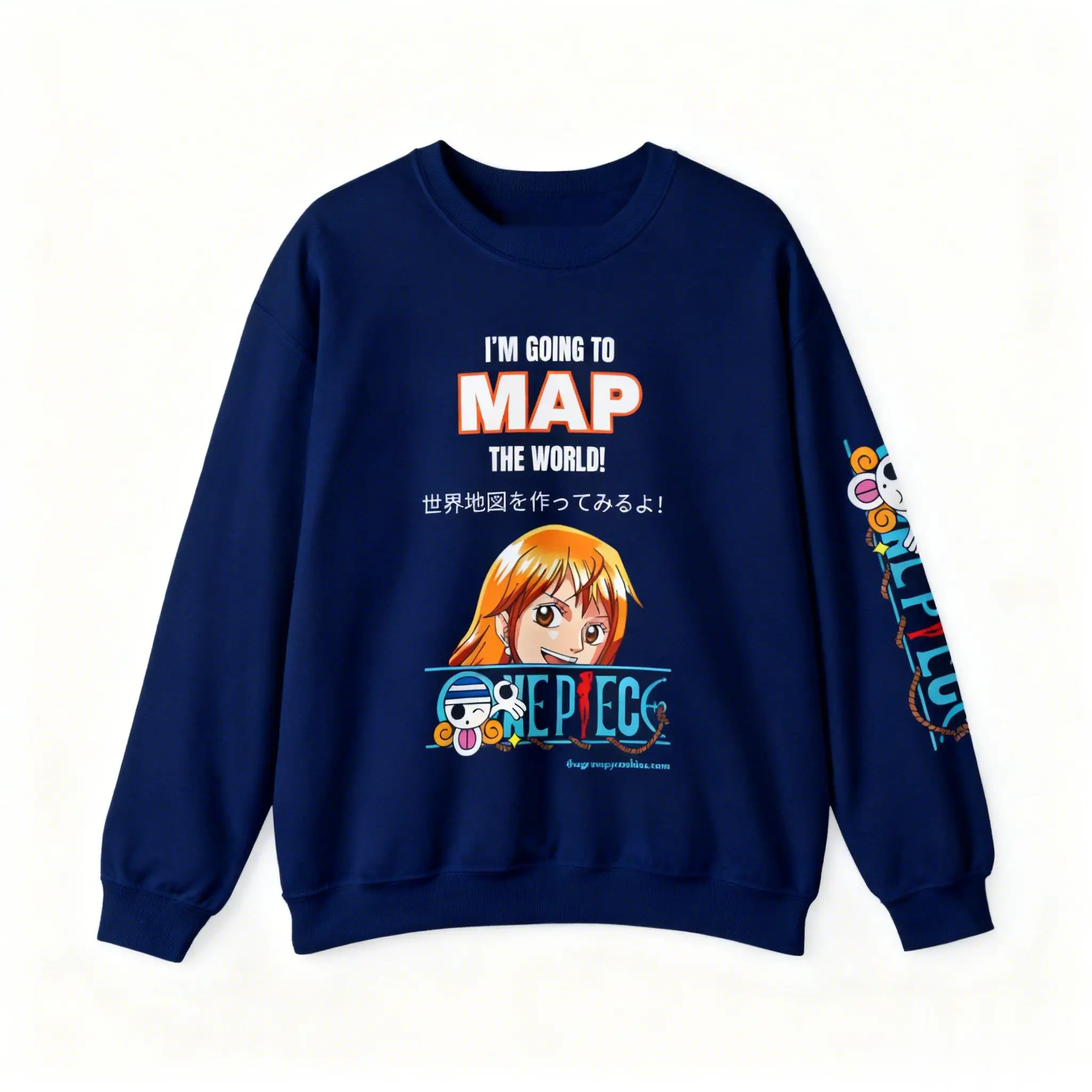One Piece Anime Sweatshirt Nami Grafik Hoodie Neue Herbst Winter Casual Cosplay Sweatshirt Männer Frauen Baumwolle Streetwear Y2k Tops