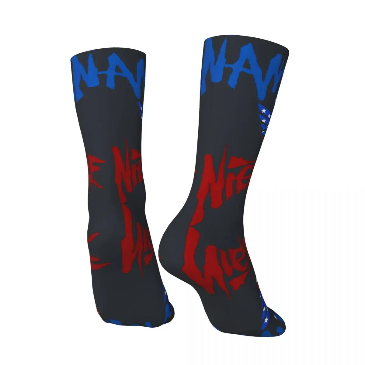 Funny Crazy In The Ring graphic Sock for Men Hip Hop Harajuku Cody Rhodes Quality Pattern Crew Sock official-website tops fugees