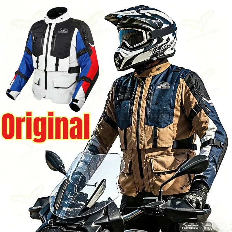LS2 MJTF402 Motorcycle Riding Suit Motorcycle Jacket Men's Rally Suit Moto Set Pants Motorcycle Travel Set Ls2 Airflow 2
