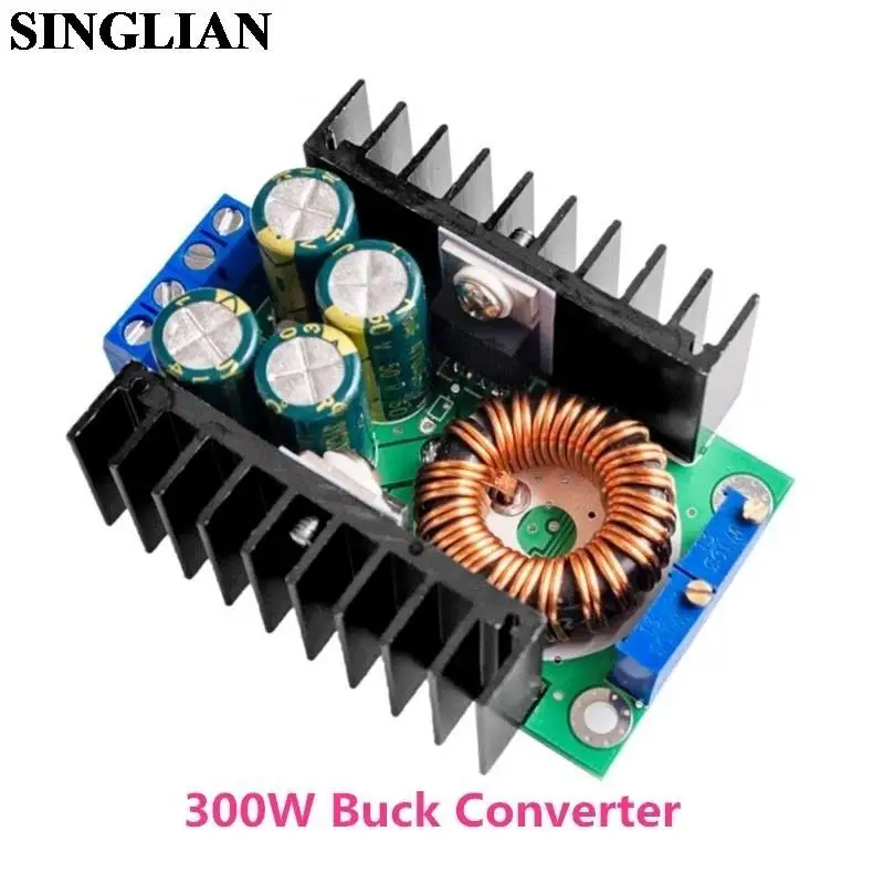 DC-DC 9A 300W DC Buck Converter 5-40V To 1.2-35V Power Module 12A Step-down Module