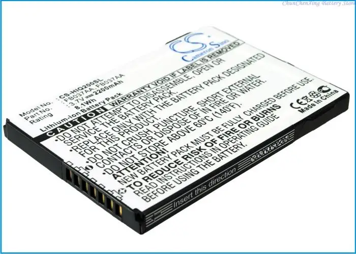 كاميرون سينو 2200 مللي أمبير المساعد الشخصي الرقمي، بطارية كمبيوتر الجيب لـ HP iPAQ 200، iPAQ 210، iPAQ 211، iPAQ 212، iPAQ 214، iPAQ 216