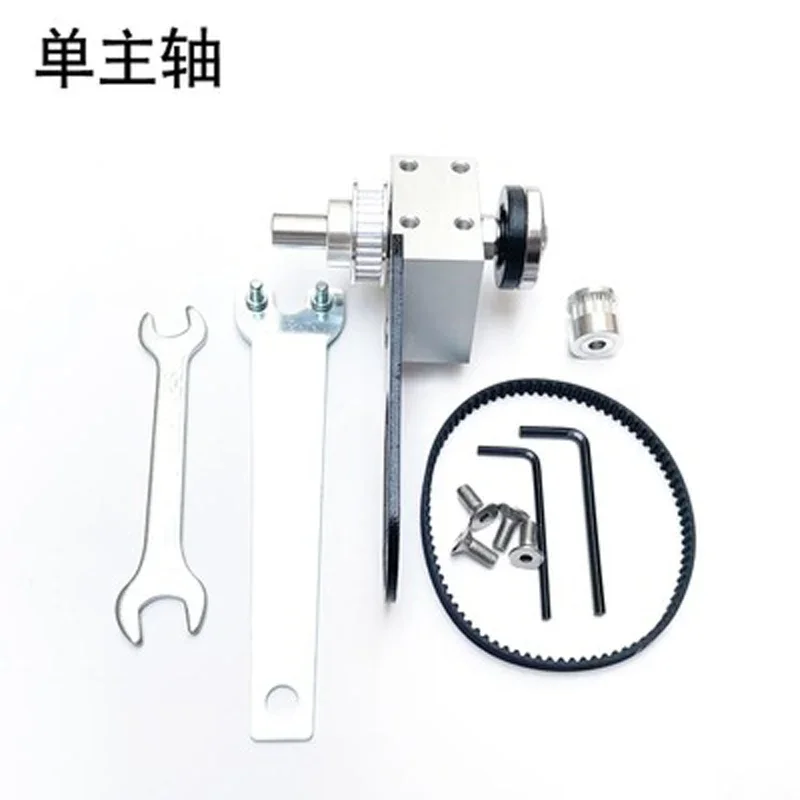 Mini Table Saw Spindle DIY Woodworking Cutting Polishing Spindle Saw Bearing Seat Shaft and Ball Bearing Spindle Motor