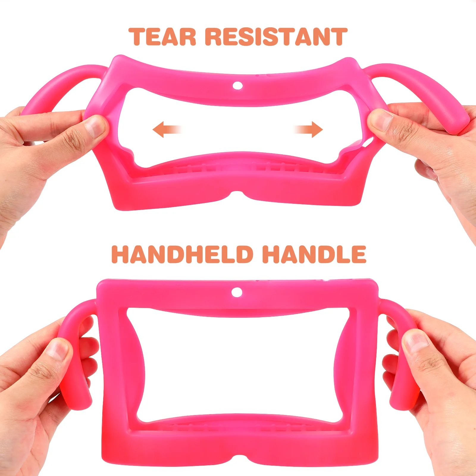 Capa de silicone com alça capa protetora compatível com Q88 Tablet PC tablet capa tablet 7 polegadas