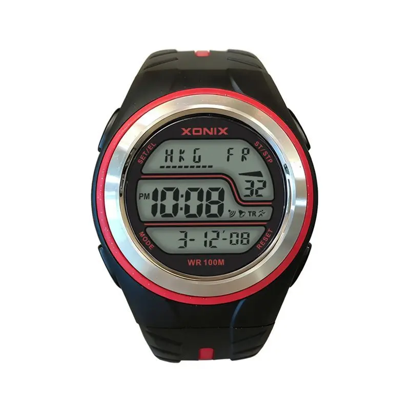 XONIX Fashion Watch Outdoor Sports Alarm Waterproof Luminous Electronic Watch Student Junior High School Running Timing