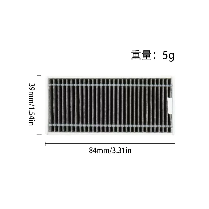 Ecovacs X8 Pro Omni Akcesoria Części Wałek główny Szczotka boczna Filtr Hepa Wałek Mop Ściereczka Worek na kurz