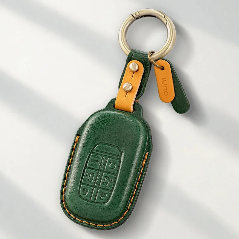 Genuine Leather Protector for Honda STEPWGN RP6/RP7/RP8 Odyssey Freed Elysion Key Case Cover Fob