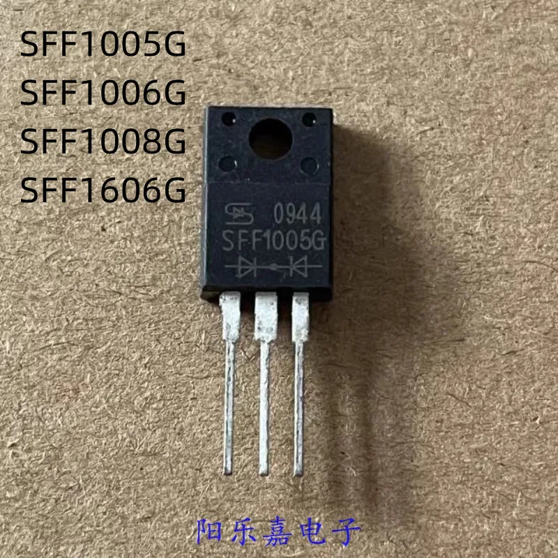 10Pcs/Lot SFF1005G SFF1006G SFF1008G SFF1606G TO-220F Fast Recovery Diode