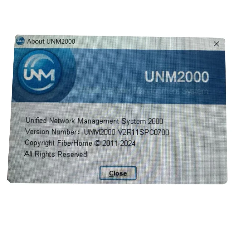 UNM2000 V2R11SPC0700 Network Management System and license for fiberhome OLT