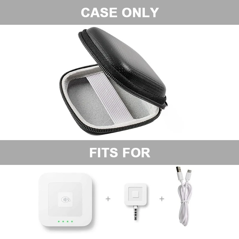 Opbergtas voor oplader, vierkante harde doos, anti-drop draagbare opbergdoos voor datakabel, EVA opbergtas