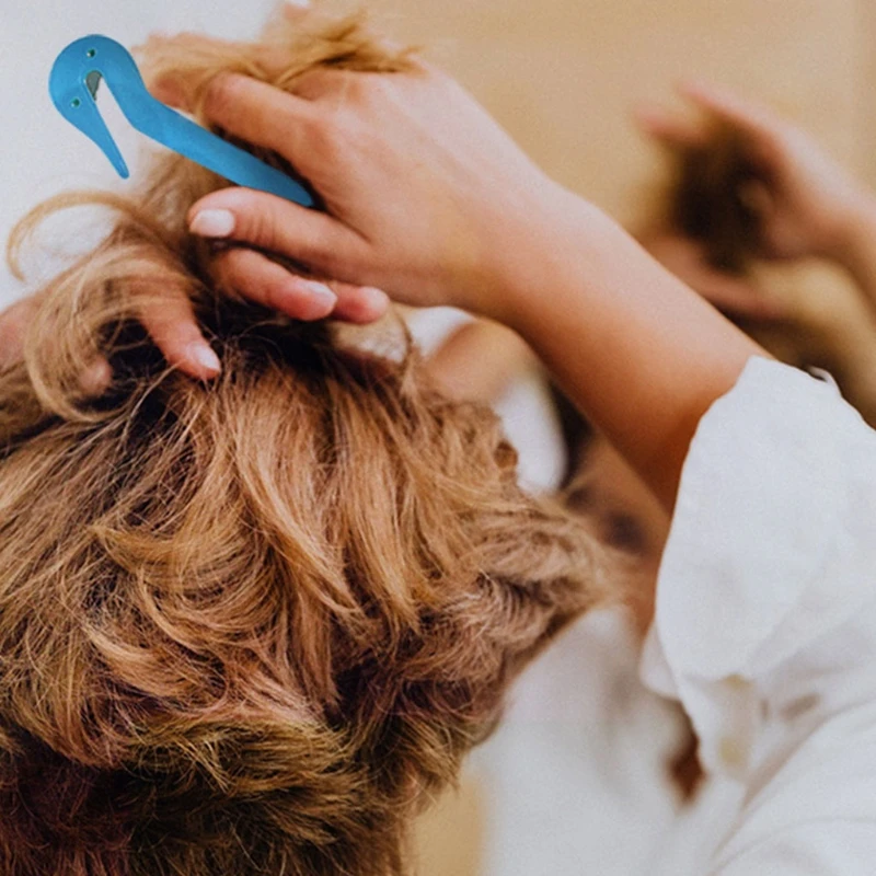 Pemotong Penghilang Pita Rambut Elastis Pilihan Alat Penghilang Ekor Kuda Tanpa Rasa Sakit untuk Potongan Rambut Karet Sekali Pakai Pengiriman Tetes Rambut